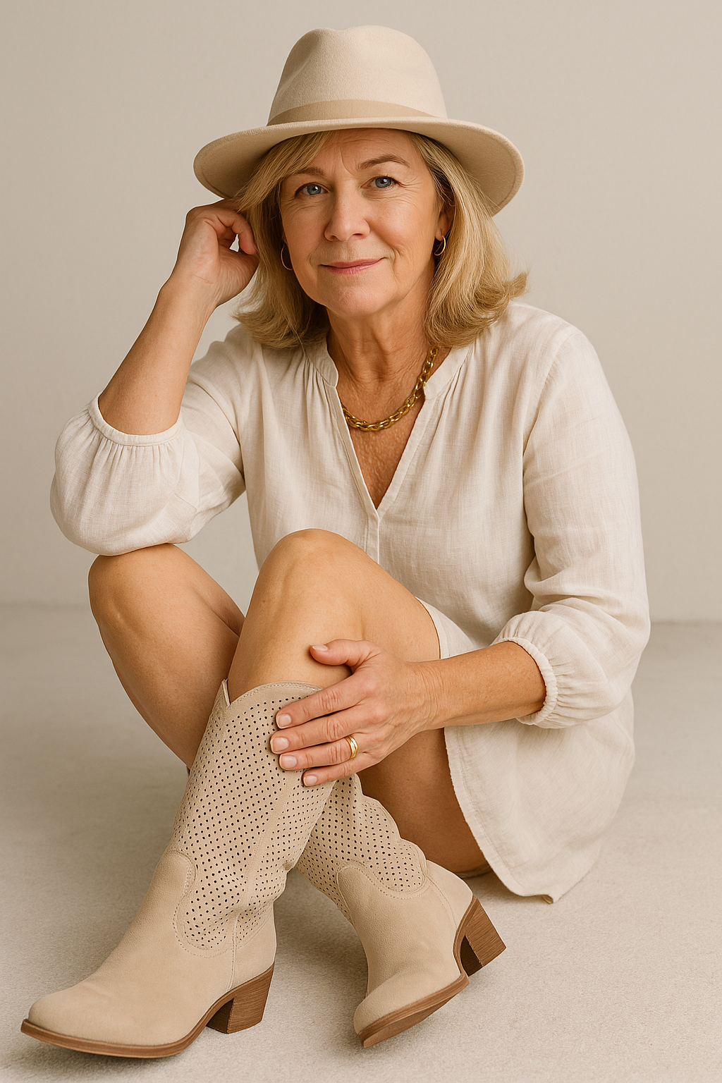 Klaudia – Ortopedyczne buty w stylu kowbojskim