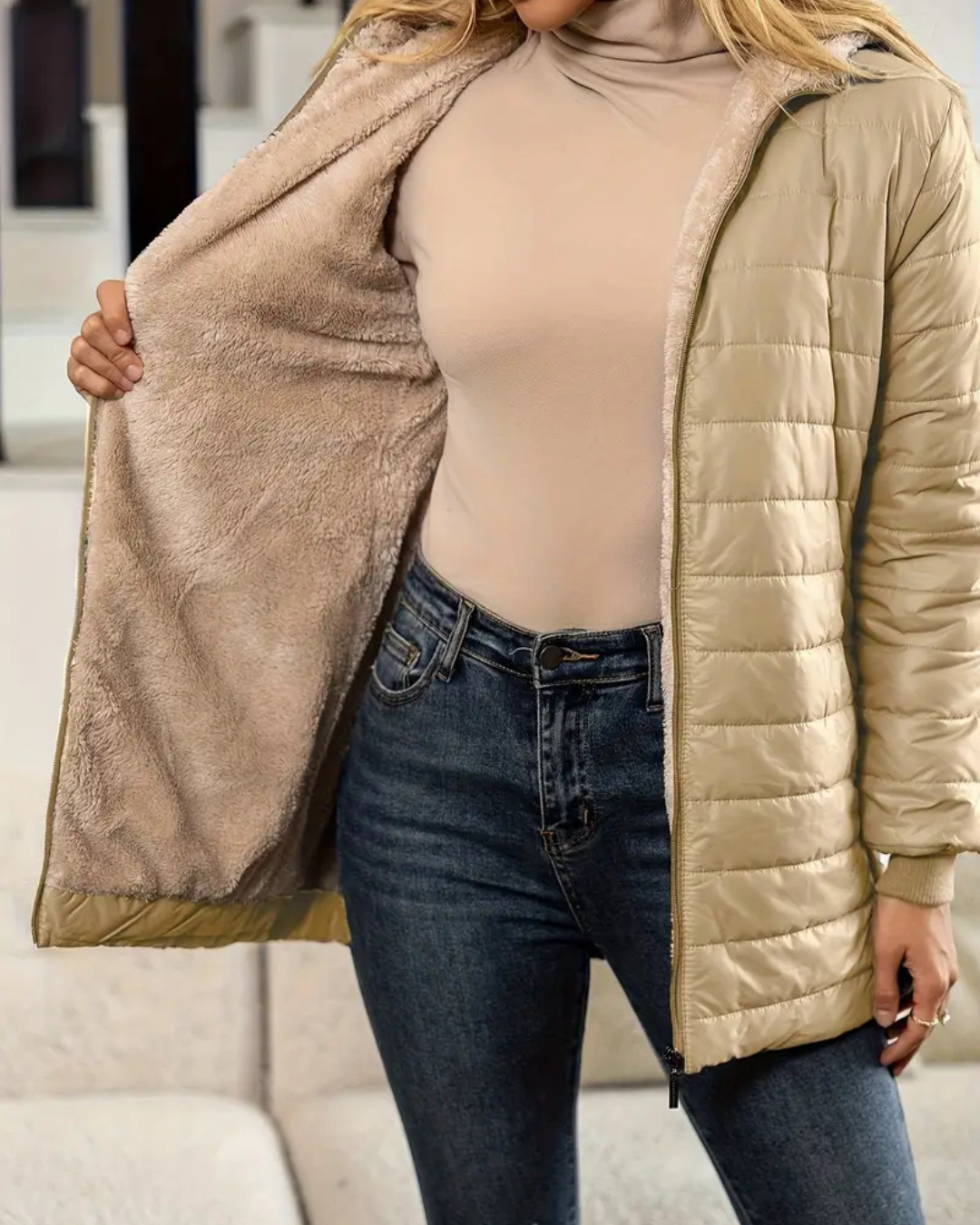 Anna | Ocieplana komfortowa kurtka zimowa