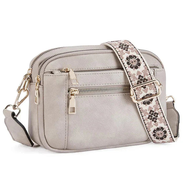 Dorota - Crossbody z kolorowymi paskami