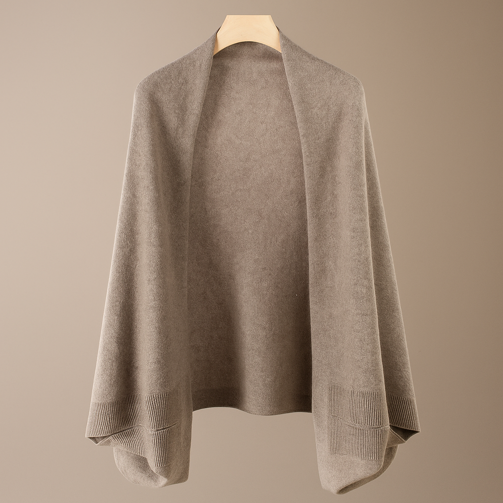 Trawinka – Wełniana narzutka z ręcznymi detalami