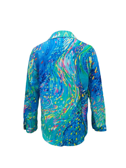 Zefiryna – Abstrakcyjna bluzka akwarelowa