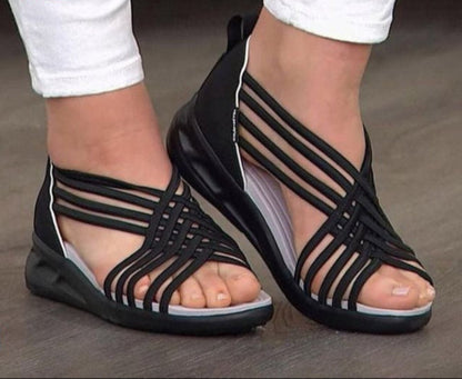 Jesina – Ortopedyczne sandały wiosenne z pianką memory i wsparciem łuku stopy