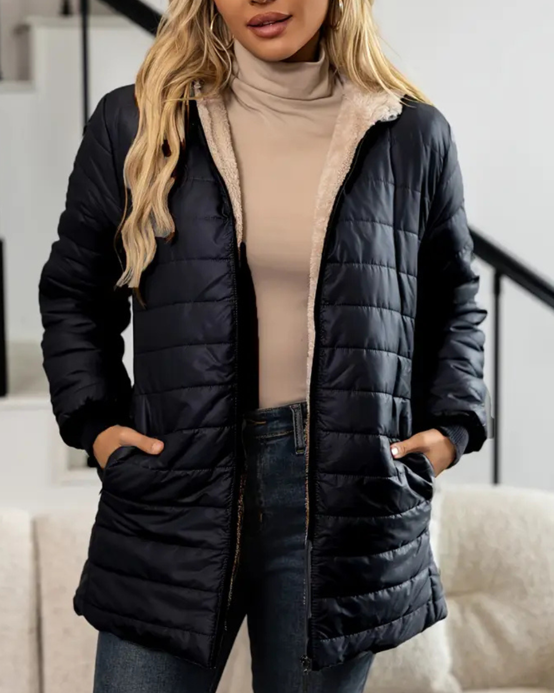 Anna | Ocieplana komfortowa kurtka zimowa