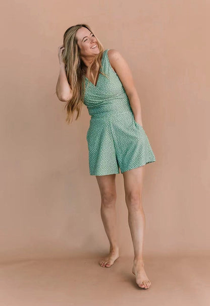 Agnieszka – Kostium kąpielowy z falbanami i wsparciem biustu